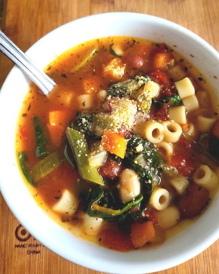 best vegetarian minestone soup