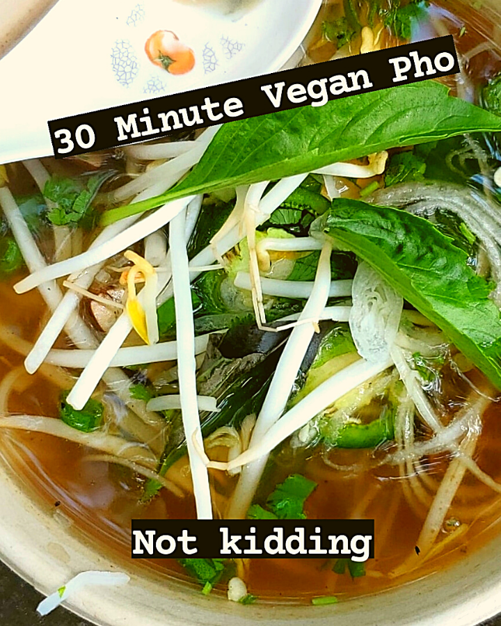 30 minute vegan pho
